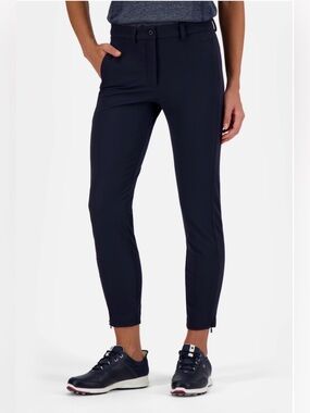 J.Lindeberg Slim Cropped Ankle Pants in Navy